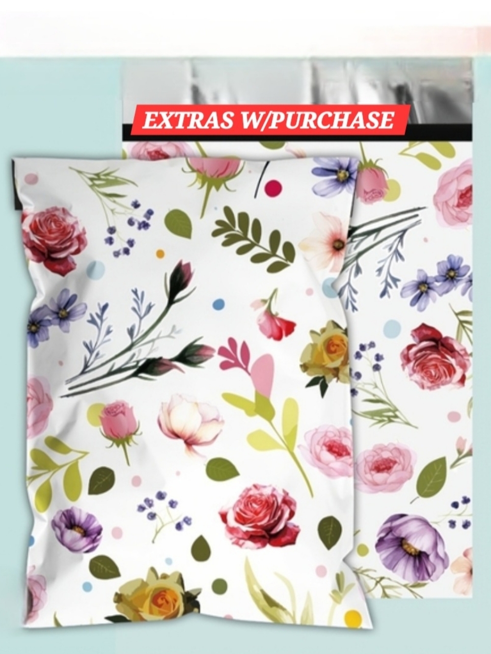 20ct. 10x13 Polymailers, Bonus: Random Thank You Cards And Stickers